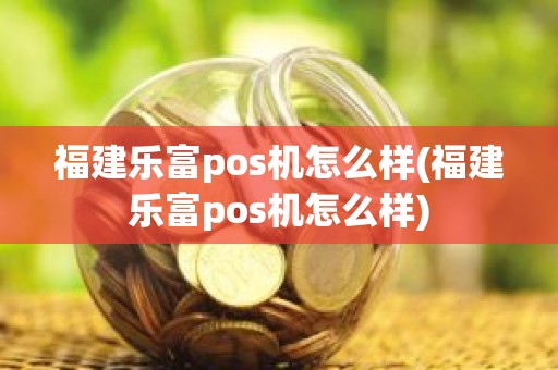 福建乐富pos机怎么样(福建乐富pos机怎么样)