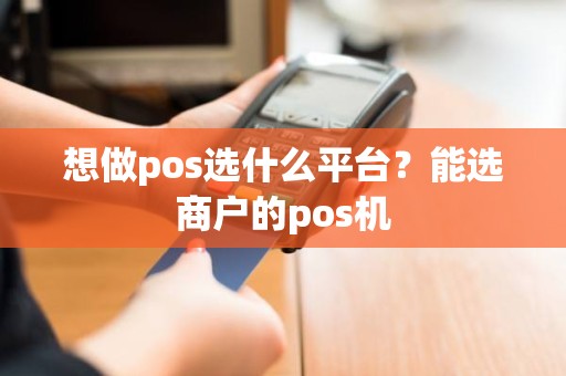 想做pos选什么平台？能选商户的pos机