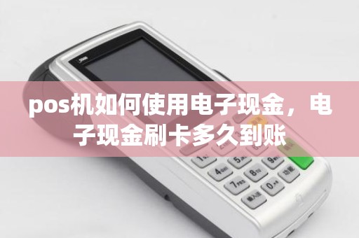 pos机如何使用电子现金，电子现金刷卡多久到账