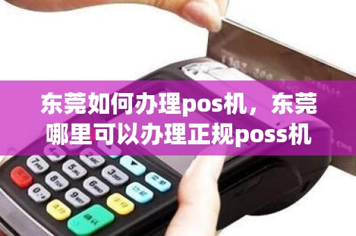 东莞如何办理pos机，东莞哪里可以办理正规poss机