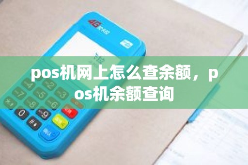 pos机网上怎么查余额，pos机余额查询