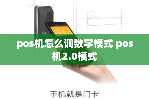 pos机怎么调数字模式 pos机2.0模式