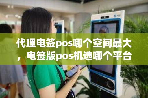 代理电签pos哪个空间最大，电签版pos机选哪个平台