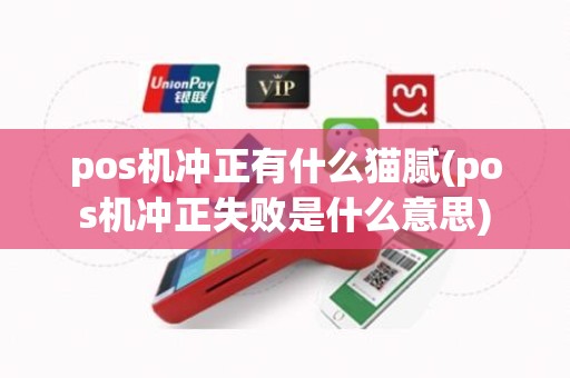 pos机冲正有什么猫腻(pos机冲正失败是什么意思)