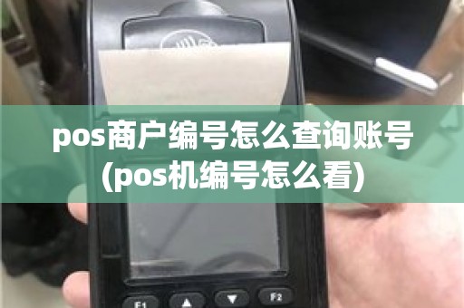pos商户编号怎么查询账号(pos机编号怎么看)