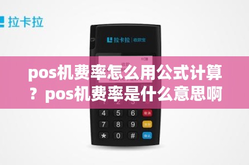 pos机费率怎么用公式计算？pos机费率是什么意思啊