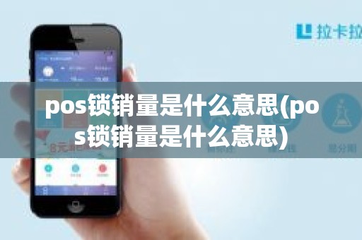 pos锁销量是什么意思(pos锁销量是什么意思)