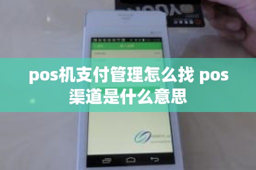 pos机支付管理怎么找 pos渠道是什么意思