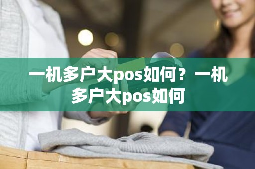 一机多户大pos如何？一机多户大pos如何