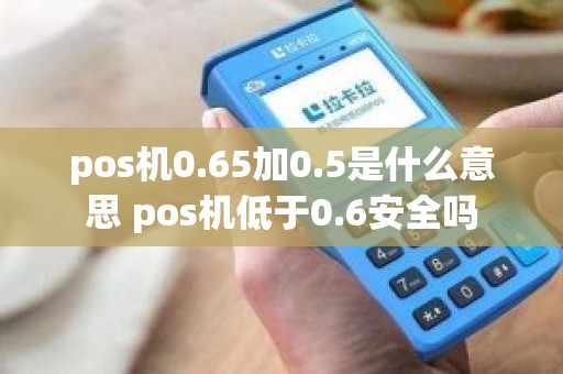 pos机0.65加0.5是什么意思 pos机低于0.6安全吗