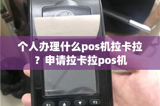 个人办理什么pos机拉卡拉？申请拉卡拉pos机