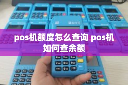 pos机额度怎么查询 pos机如何查余额