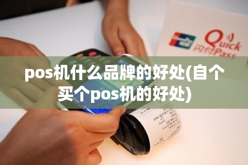 pos机什么品牌的好处(自个买个pos机的好处)