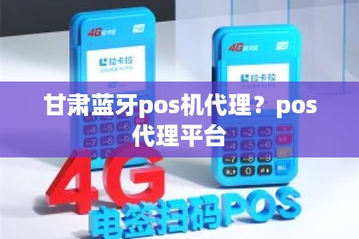 甘肃蓝牙pos机代理？pos代理平台