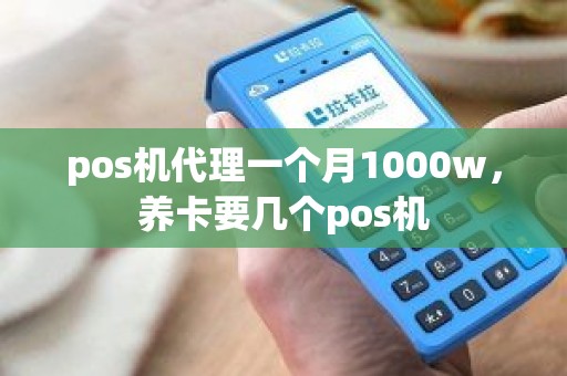 pos机代理一个月1000w，养卡要几个pos机