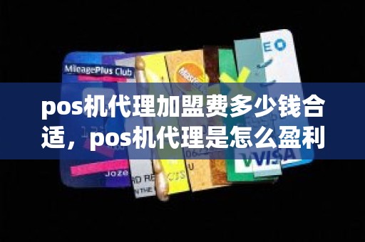 pos机代理加盟费多少钱合适，pos机代理是怎么盈利的