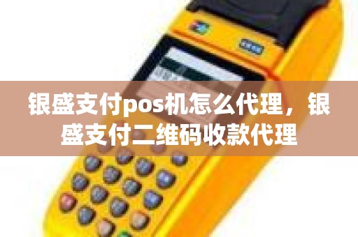 银盛支付pos机怎么代理，银盛支付二维码收款代理