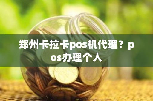 郑州卡拉卡pos机代理？pos办理个人