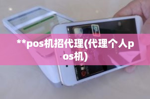 **pos机招代理(代理个人pos机)