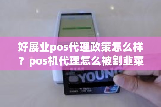 好展业pos代理政策怎么样？pos机代理怎么被割韭菜