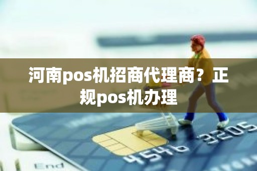 河南pos机招商代理商？正规pos机办理