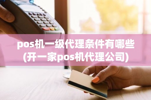 pos机一级代理条件有哪些(开一家pos机代理公司)