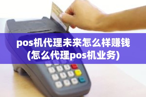 pos机代理未来怎么样赚钱(怎么代理pos机业务)