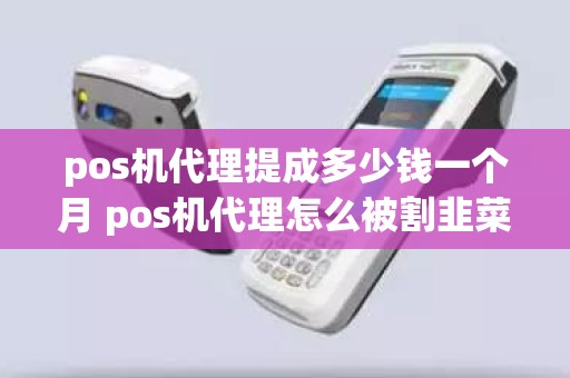 pos机代理提成多少钱一个月 pos机代理怎么被割韭菜