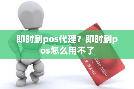 即时到pos代理？即时到pos怎么用不了