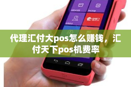 代理汇付大pos怎么赚钱，汇付天下pos机费率