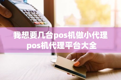 我想要几台pos机做小代理 pos机代理平台大全