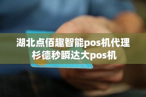 湖北点佰趣智能pos机代理 杉德秒瞬达大pos机