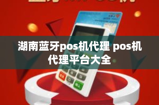 湖南蓝牙pos机代理 pos机代理平台大全