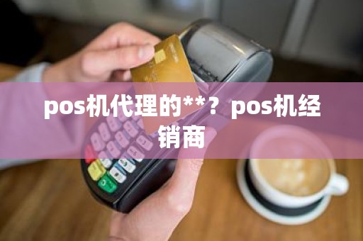 pos机代理的**？pos机经销商