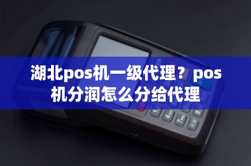 湖北pos机一级代理？pos机分润怎么分给代理