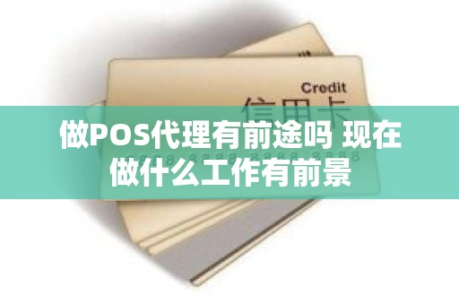 做POS代理有前途吗 现在做什么工作有前景