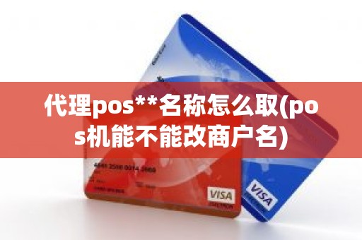 代理pos**名称怎么取(pos机能不能改商户名)