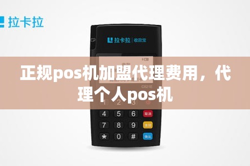 正规pos机加盟代理费用，代理个人pos机
