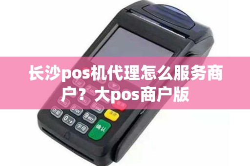 长沙pos机代理怎么服务商户？大pos商户版