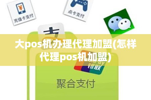 大pos机办理代理加盟(怎样代理pos机加盟)