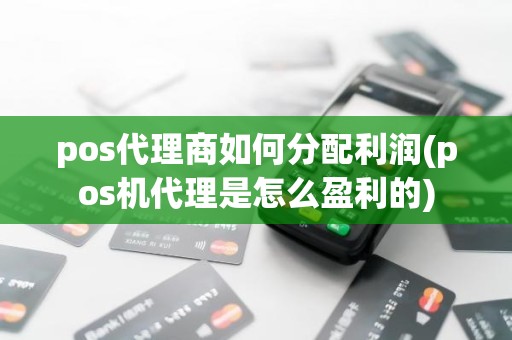 pos代理商如何分配利润(pos机代理是怎么盈利的)