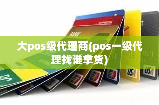 大pos级代理商(pos一级代理找谁拿货)