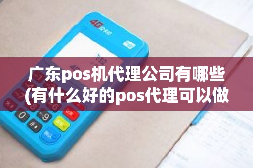 广东pos机代理公司有哪些(有什么好的pos代理可以做)