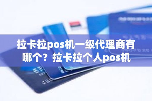 拉卡拉pos机一级代理商有哪个？拉卡拉个人pos机