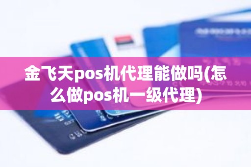 金飞天pos机代理能做吗(怎么做pos机一级代理)