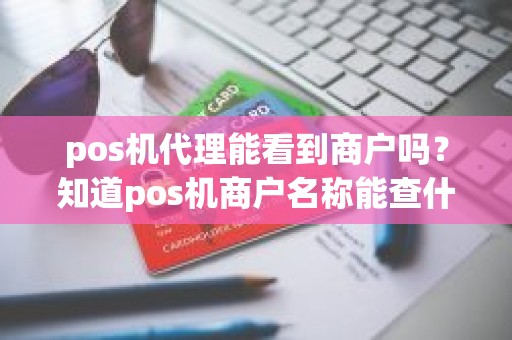 pos机代理能看到商户吗？知道pos机商户名称能查什么吗