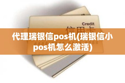 代理瑞银信pos机(瑞银信小pos机怎么激活)