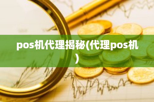 pos机代理揭秘(代理pos机)