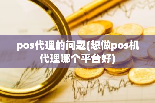 pos代理的问题(想做pos机代理哪个平台好)