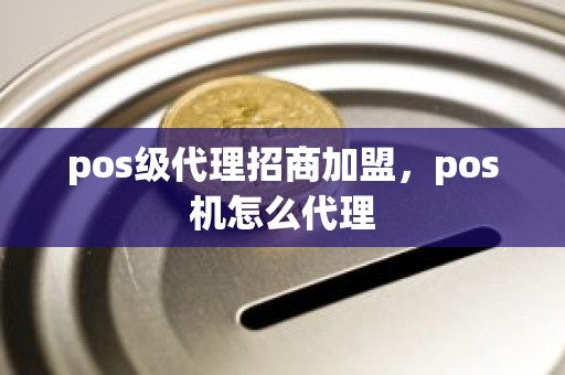 pos级代理招商加盟，pos机怎么代理